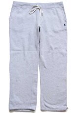 画像2: ポロ ラルフローレン ワンポイント スウェットパンツ 杢グレー XL★24 (2)