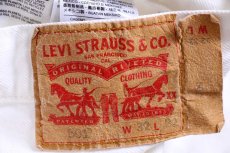 画像5: メキシコ製 Levi'sリーバイス 501 ホワイト デニムパンツ W32 L32★SDP4443 (5)