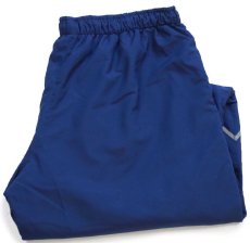 画像1: 00s USA製 米軍 U.S.AIR FORCE トレーニング ポリエステルパンツ 紺 L/S★03 IPFU (1)