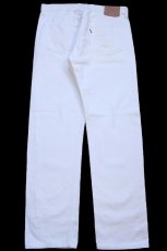 画像3: 90s USA製 Levi'sリーバイス 501 ホワイト デニムパンツ W34 L32★A18 (3)