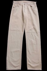 画像2: 90s Levi'sリーバイス 501 カラーデニムパンツ カーキ W32 L32★ユーロ (2)