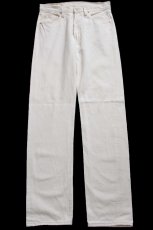 画像2: 90s ポーランド製 Levi'sリーバイス 501 デニムパンツ 生成り W31 L34★ユーロ (2)