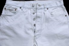 画像4: 90s USA製 Levi'sリーバイス 501 デニムパンツ アイスブルー W33 L30★214 (4)