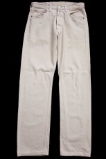 画像2: 90s 英国製 Levi'sリーバイス 501 カラーデニムパンツ カーキ W32 L32★E3 ユーロ (2)
