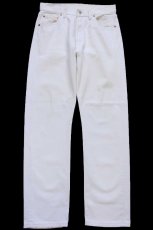 画像2: 90s 英国製 Levi'sリーバイス 501 デニムパンツ 生成り W30 L30★E12 ユーロ (2)