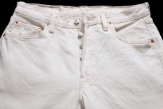 画像4: 90s ポーランド製 Levi'sリーバイス 501 デニムパンツ 生成り W31 L34★ユーロ (4)
