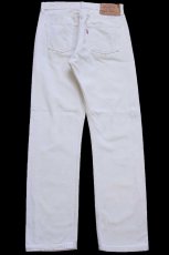 画像3: 90s 英国製 Levi'sリーバイス 501 デニムパンツ 生成り W30 L30★E12 ユーロ (3)