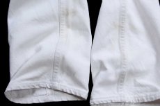 画像6: 90s USA製 Levi'sリーバイス 501 ホワイト デニムパンツ W34 L32★A13 (6)