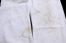 画像6: Levi'sリーバイス 501 ホワイト デニムパンツ ボロ W34 L34★SDP4439 (6)