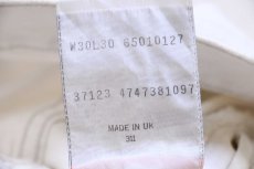 画像7: 90s 英国製 Levi'sリーバイス 501 デニムパンツ 生成り W30 L30★E12 ユーロ (7)