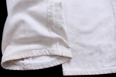 画像7: Levi'sリーバイス 501 ホワイト デニムパンツ ボロ W34 L34★SDP4439 (7)