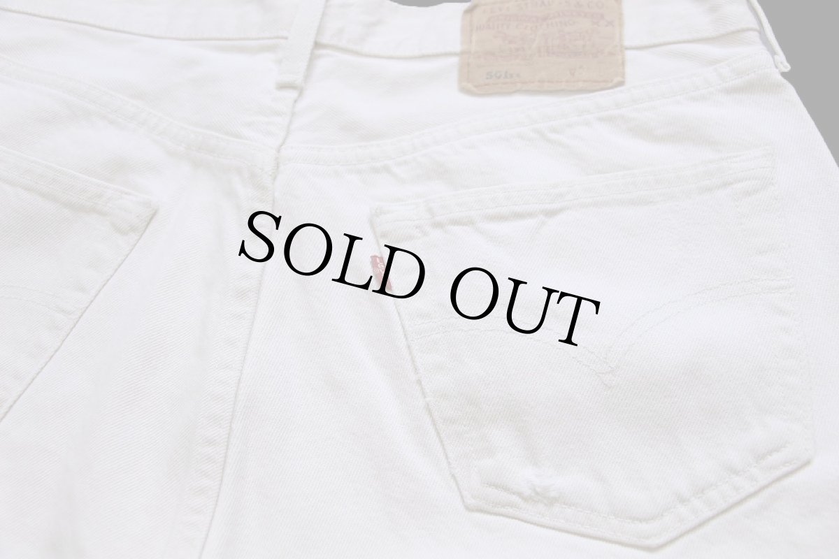 画像5: 00s 英国製 Levi'sリーバイス 501 カラーデニムパンツ ライトベージュ W34 L34★E9 ユーロ (5)