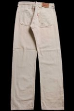 画像3: 90s Levi'sリーバイス 501 カラーデニムパンツ カーキ W32 L32★ユーロ (3)