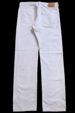 画像3: Levi'sリーバイス 501 ホワイト デニムパンツ ボロ W34 L34★SDP4439 (3)