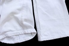 画像9: 90s USA製 Levi'sリーバイス 501 ホワイト デニムパンツ W30 L32★A1 (9)