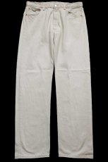 画像2: 00s ポーランド製 Levi'sリーバイス 501 カラーデニムパンツ カーキ W36 L34★ユーロ (2)