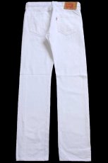 画像3: Levi'sリーバイス 501 ホワイト デニムパンツ W33 L34★SDP4438 (3)