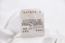 画像7: 90s USA製 Levi'sリーバイス 501 ホワイト デニムパンツ W30 L32★A1 (7)
