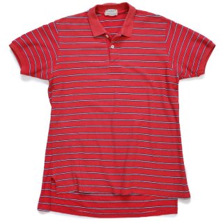 80s USA製 IZOD LACOSTE ラコステ ワンポイント コットン 鹿の子
