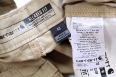 画像5: carharttカーハート FORCE RELAXED FIT RIPSTOP CARGO WORK SHORT カーゴ ショートパンツ カーキ W40★27 ショーツ (5)