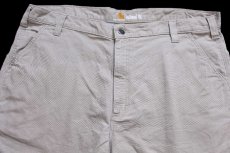 画像3: carharttカーハート ストレッチ キャンバス ペインター ショートパンツ グレーベージュ W42★02 ショーツ (3)