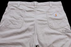 画像4: carharttカーハート ストレッチ キャンバス ペインター ショートパンツ グレーベージュ W42★02 ショーツ (4)