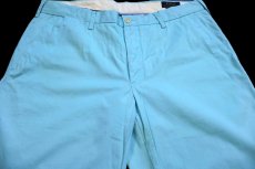 画像4: ポロ ラルフローレン CLASSIC FIT ピマ コットンパンツ ライトブルー W34 L34★363 (4)