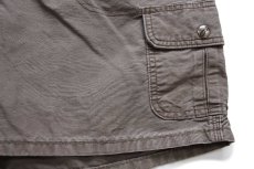 画像6: 00s メキシコ製 carharttカーハート コットン キャンバス カーゴ ショートパンツ ブラウンベージュ 20★ショーツ (6)