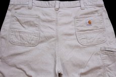 画像4: carharttカーハート ストレッチ キャンバス ペインター ショートパンツ グレーベージュ W42★01 ショーツ (4)