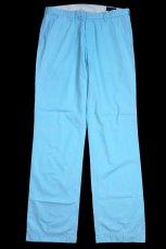 画像2: ポロ ラルフローレン CLASSIC FIT ピマ コットンパンツ ライトブルー W34 L34★363 (2)