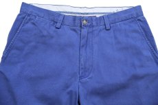 画像4: ポロ ラルフローレン CLASSIC FIT コットン チノパン ブルー W32 L34★362 (4)