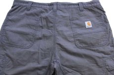 画像4: carharttカーハート FORCE EXTREMES CARGO SHORT カーゴ ショートパンツ グレー W40★29 ショーツ (4)