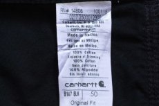 画像5: carharttカーハート CANVAS WORK SHORT コットン キャンバス ペインター ショートパンツ 黒 W50★12 特大 ショーツ (5)