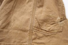 画像7: carharttカーハート CANVAS WORK SHORT ストレッチ キャンバス ペインター ショートパンツ 茶 W42★05 ショーツ (7)