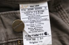 画像5: carharttカーハート コットン キャンバス ペインター ショートパンツ ブラウンベージュ W31★17 ショーツ (5)