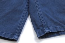 画像6: 00s carharttカーハート SINGLE KNEE BERMUDA コットンツイル ペインター ショートパンツ ネイビー W29★ショーツ (6)
