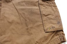 画像5: carharttカーハート FORCE TAPPEN CARGO SHORT コットン カーゴ ショートパンツ 茶 W44★28 特大 ショーツ (5)