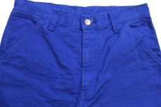 画像3: carharttカーハート WIP SINGLE KNEE SHORT オーガニックコットン ダック地 ペインター ショートパンツ 青★ショーツ (3)