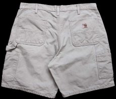 画像2: 00s carharttカーハート ダック地 ペインター ショートパンツ デザート グレー W36★10 ショーツ (2)