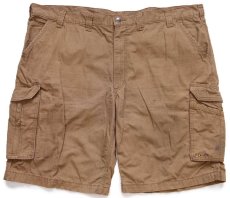 画像1: carharttカーハート FORCE TAPPEN CARGO SHORT コットン カーゴ ショートパンツ 茶 W44★28 特大 ショーツ (1)