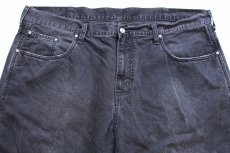 画像3: carhartt カーハート WESTERN BERMUDA ブラックデニム ショートパンツ W40★26 ショーツ (3)