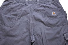 画像4: carharttカーハート コットンツイル カーゴ ショートパンツ グレー W40★22 ショーツ (4)