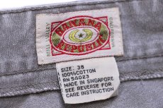 画像5: 80s BANANA REPUBLICバナナリパブリック コットン キャンバス ショートパンツ グレー W38★ショーツ (5)