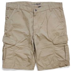 画像1: carharttカーハート FORCE RELAXED FIT RIPSTOP CARGO WORK SHORT カーゴ ショートパンツ カーキ W40★27 ショーツ (1)