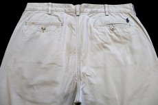 画像5: ポロ ラルフローレン CLASSIC FIT コットンツイル チノパン カーキ W36 L34★361 (5)