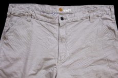 画像3: carharttカーハート ストレッチ キャンバス ペインター ショートパンツ グレーベージュ W42★01 ショーツ (3)
