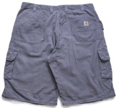 画像2: carharttカーハート コットンツイル カーゴ ショートパンツ グレー W40★22 ショーツ (2)