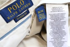 画像6: ポロ ラルフローレン CLASSIC FIT コットンツイル チノパン カーキ W36 L34★360 (6)