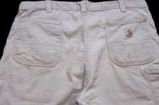 画像4: carharttカーハート ストレッチ キャンバス ペインター ショートパンツ グレーベージュ W38★03 ショーツ (4)