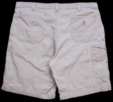画像2: carharttカーハート ストレッチ キャンバス ペインター ショートパンツ グレーベージュ W42★01 ショーツ (2)